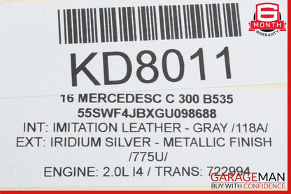 15-20 Mercedes W205 C300 C350e Rear Left Side Door Lock Latch Actuator OEM