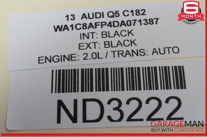 09-17 Audi Q5 Front Right Side Door Window Regulator Motor Unit OEM