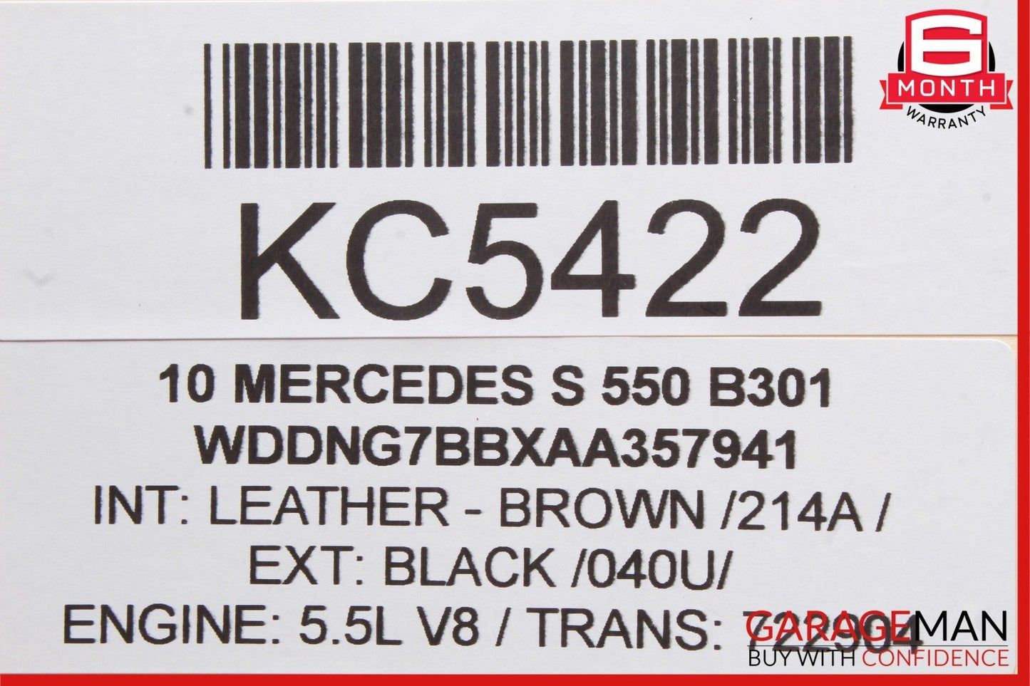 07-13 Mercedes W221 S550 Front Right Passenger Exterior Door Handle Keyless Go