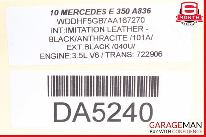 08-16 Mercedes W212 E350 C350 Rear Right Side Door Lock Latch Actuator OEM