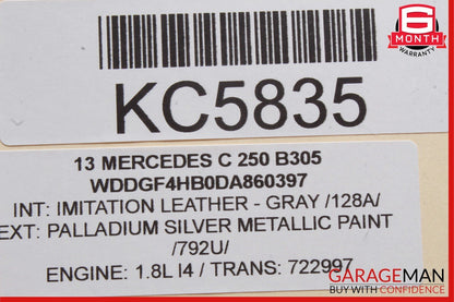08-16 Mercedes C250 E400 GLK350 C300 E350 Rear Left Door Window Regulator Motor