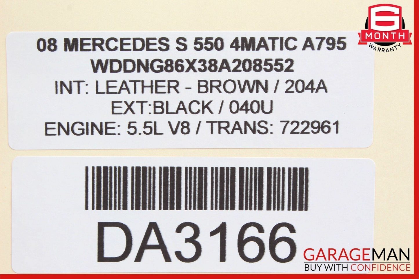 07-13 Mercedes W221 S550 AMG Front Right Passenger Side Seat Controller Module