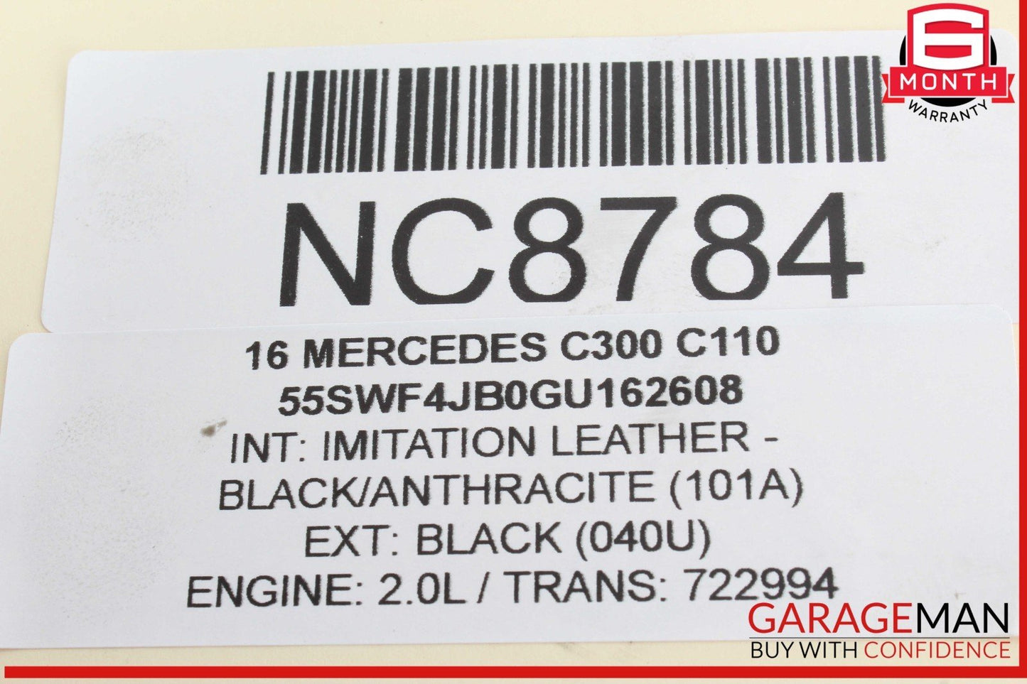 15-20 Mercedes W205 C300 2.0L Engine Water Pump 2742000307 OEM