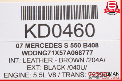 07-13 Mercedes W221 S550 S400 S350 Rear Left Or Right Window Control Switch OEM