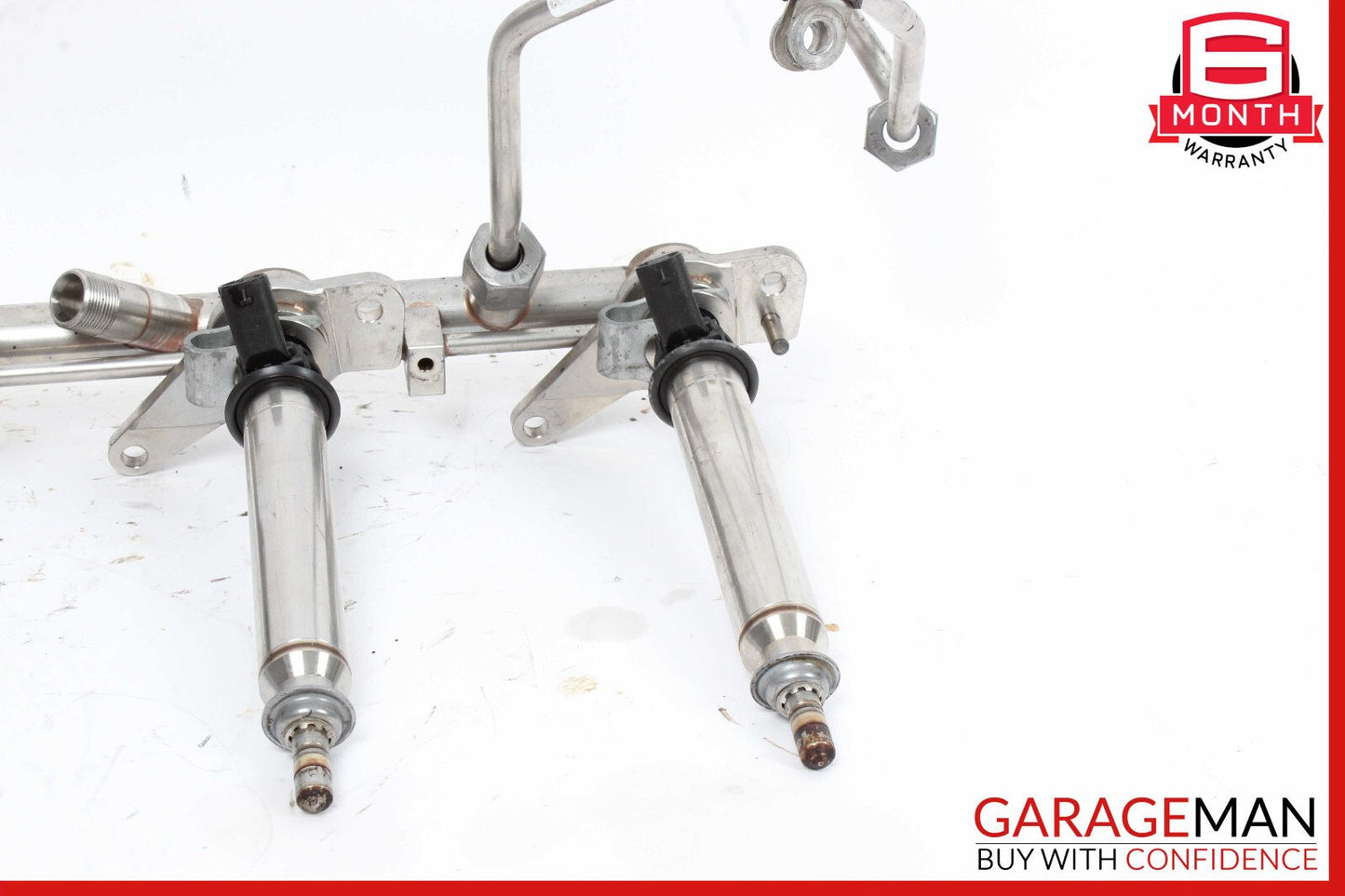11-19 Mercedes W218 CLS550 E550 Right Fuel Injection Rail Line w/ Injectors OEM