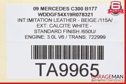 Mercedes W204 C300 R350 GLK350 C350 Water Thermostat Housing 2722000415 OEM