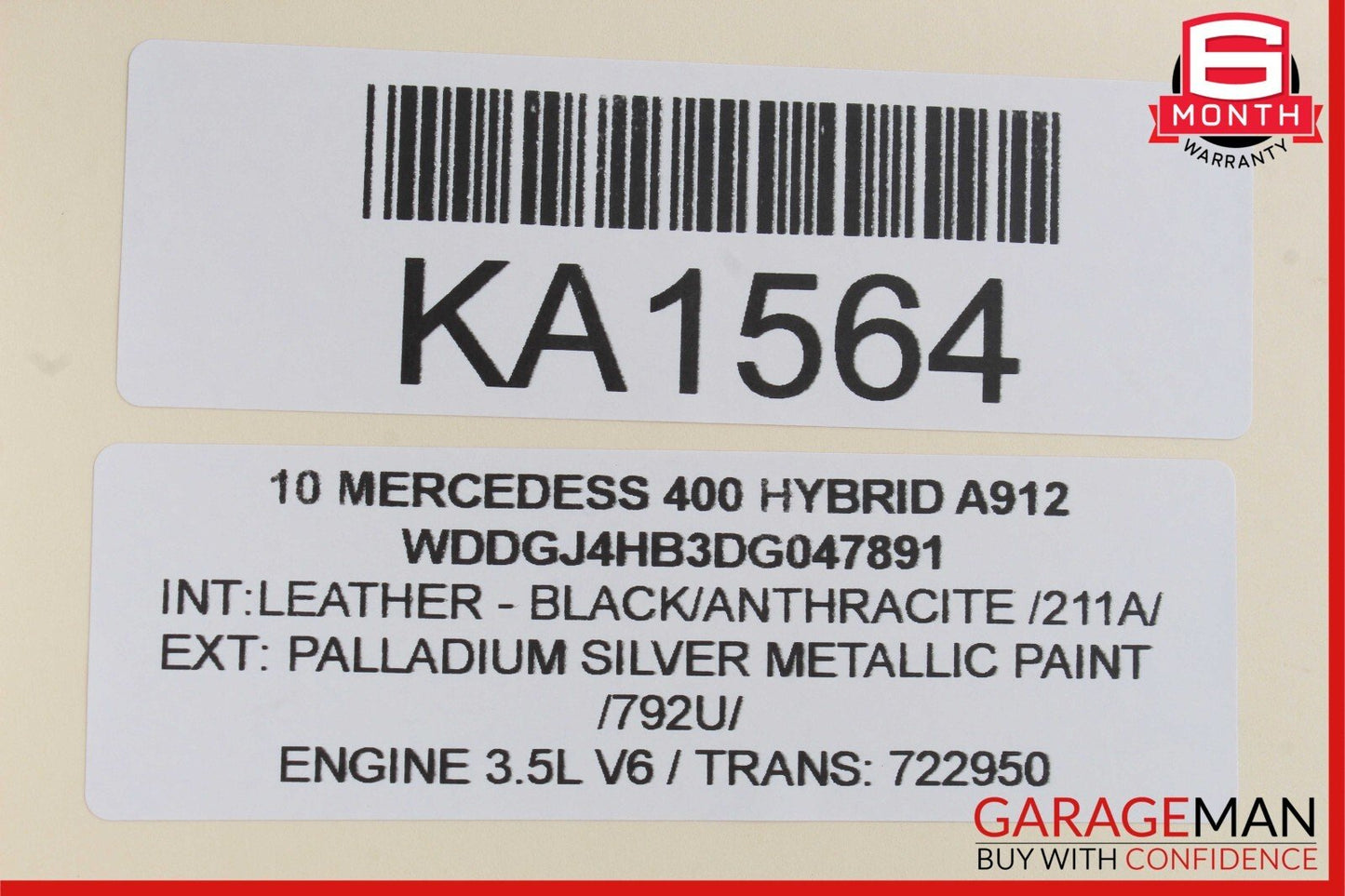 07-13 Mercedes W221 S550 Rear Left Driver Side Exterior Door Handle Black OEM