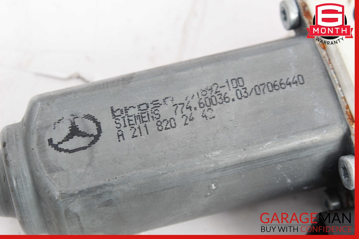 03-09 Mercedes W211 E63 E500 Rear Right Side Window Regulator Motor OEM