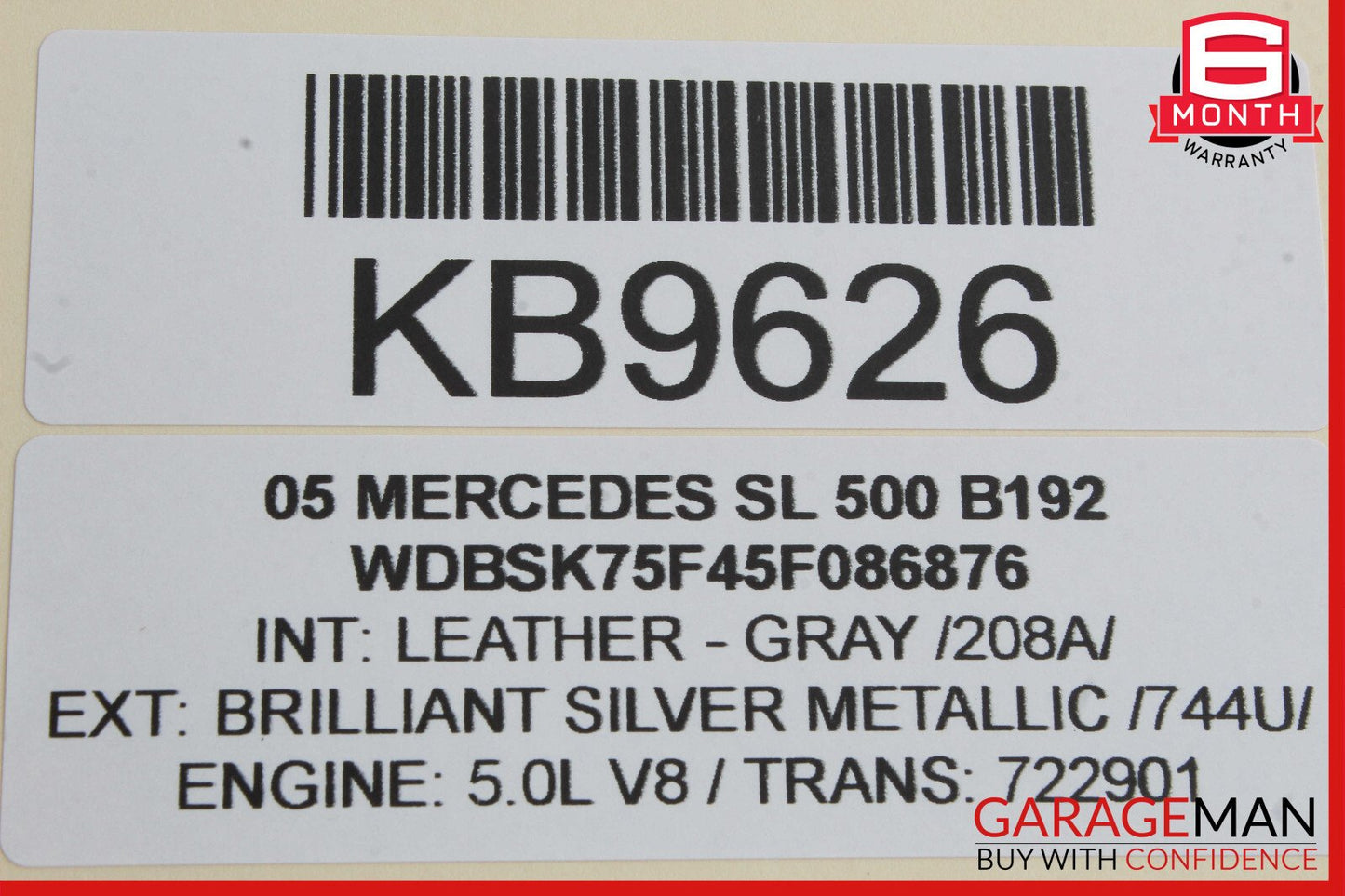 03-12 Mercedes R230 SL500 SL55 AMG Front Left SAM Fuse Box Control Module OEM