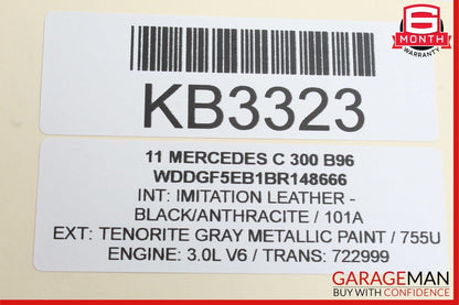 08-15 Mercedes W204 C300 C250 C350 Center Console Shift Shifter Bezel Trim OEM