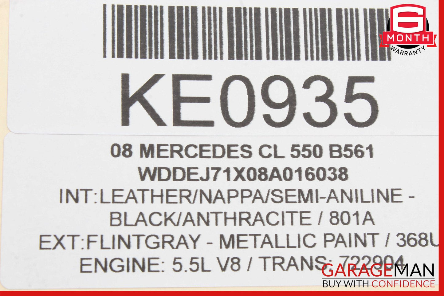 07-14 Mercedes W216 CL550 CL63 AMG Rear Right Shock Absorber ABC Strut Hydraulic