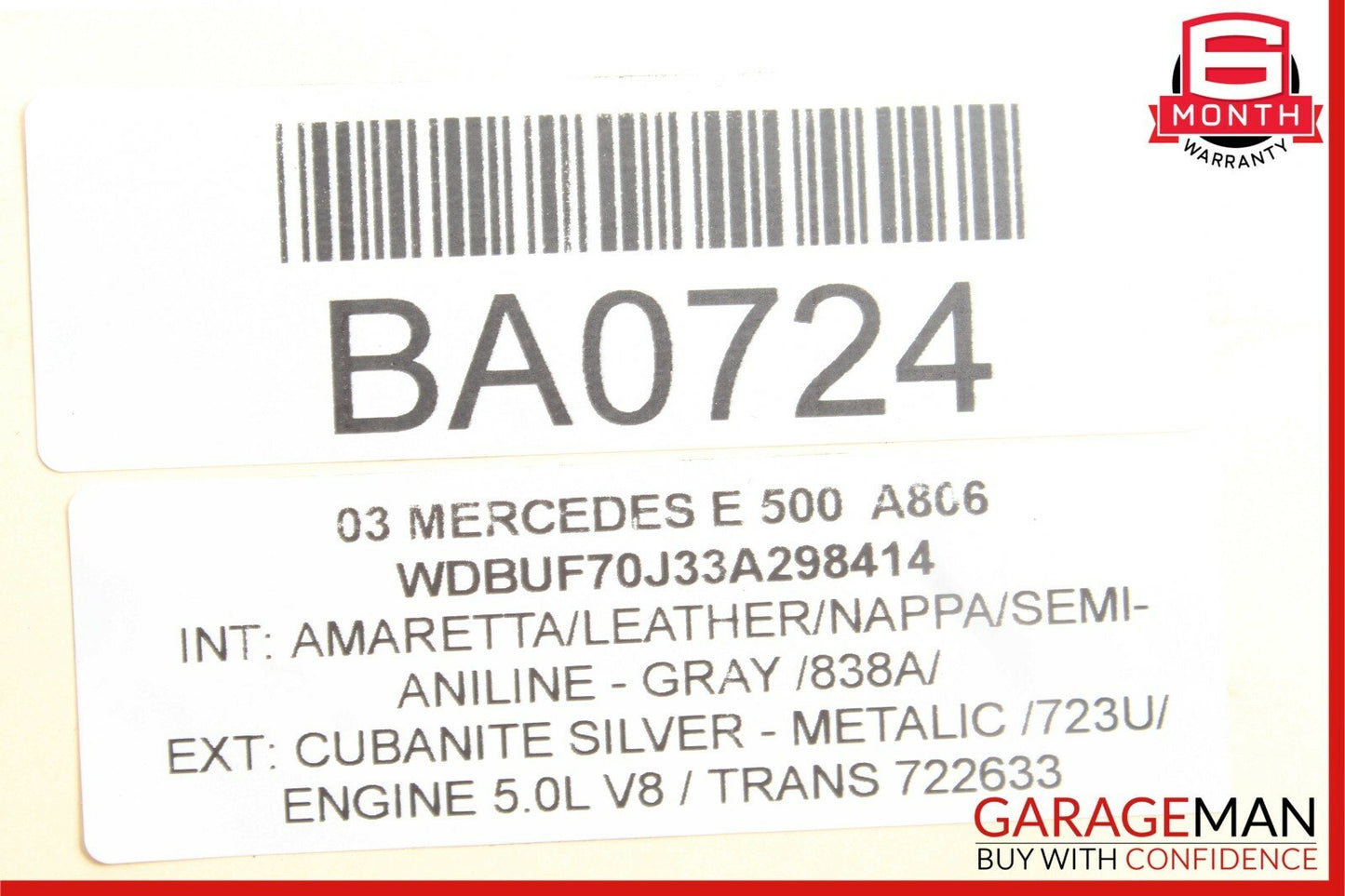 03-09 Mercedes W211 E320 E500 E550 Front Right Side Door Lock Latch Actuator