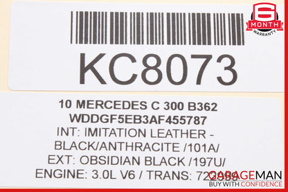 08-16 Mercedes W204 C300 GLK350 Rear Left Door Window Regulator Motor OEM
