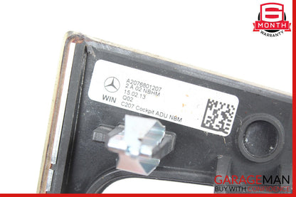 08-15 Mercedes W204 C250 C300 C350 Center Console Shift Shifter Bezel Trim Wood