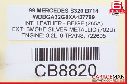 92-99 Mercedes W140 S320 400SEL Rear Left & Right Side Upper Control Arm OEM