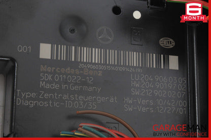 12-14 Mercedes W204 C250 C350 C63 AMG Rear SAM Module Relay Fuse Box OEM