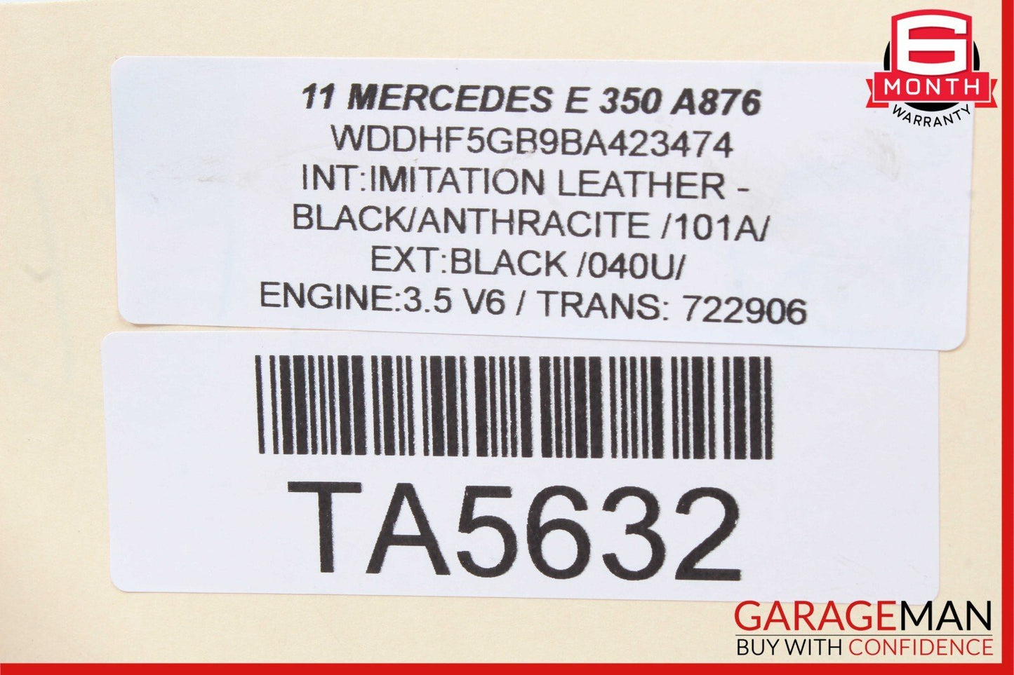 10-16 Mercedes W212 E350 Front Right Passenger Side Top Upper Control Arm OEM