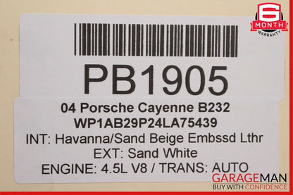 03-10 Porsche Cayenne 955 957 Front Bumper Reinforcement Impact Crash Bar Rebar