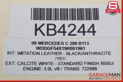 08-11 Mercedes W204 C250 C300 Door Speaker Rear Left or Right 2048202902 OEM