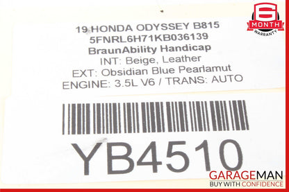 18-23 Honda Odyssey A/C Air Compressor 447250-0932 OEM