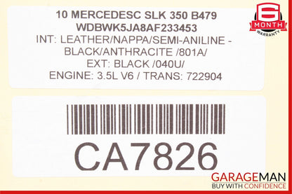 01-11 Mercedes SLK350 CLS550 CLK500 Rear Trunk Lock Latch Actuator Handle Assy