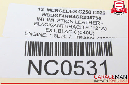 12-14 Mercedes W204 C250 C63 AMG C300 AC A/C Heater Climate Control w/ Trim OEM