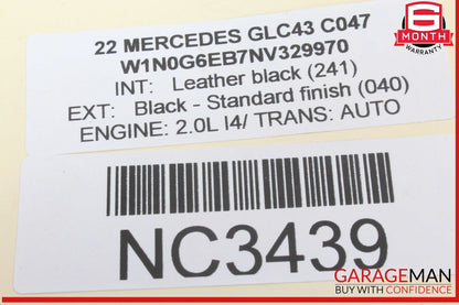 16-22 Mercedes X253 GLC43 AMG Front Right Passenger Side Spindle Knuckle Hub OEM