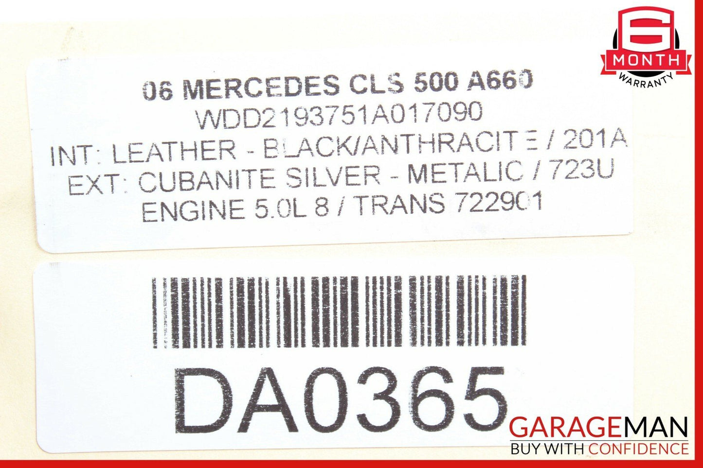 06-11 Mercedes W219 CLS500 Front Left Bumper Headlight Bracket Frame Assembly