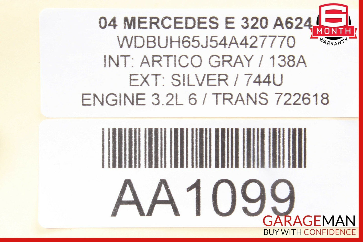 03-09 Mercedes W211 E320 E55 AMG Rear Left Driver Side Door Control Module Unit
