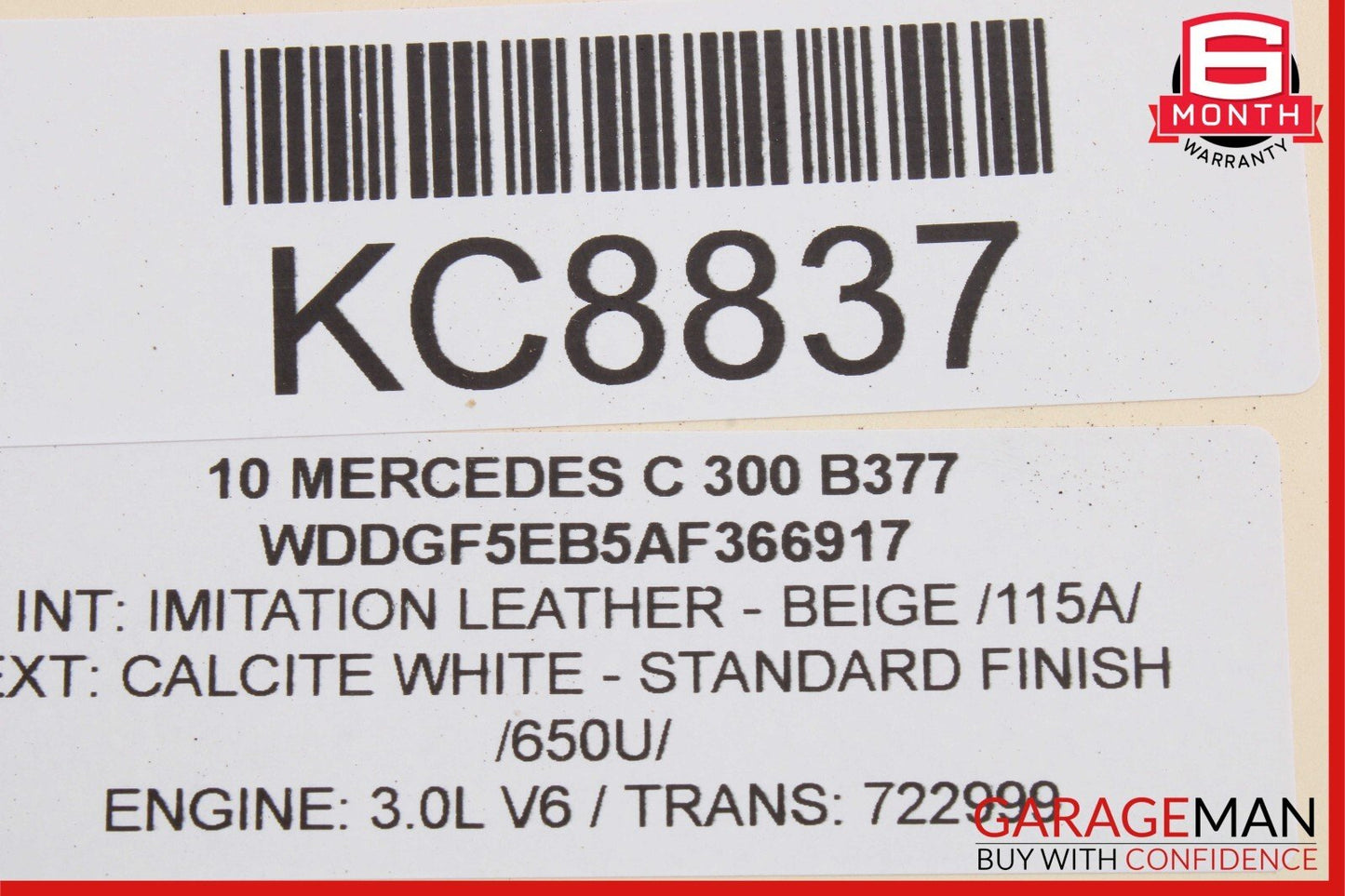 08-11 Mercedes W204 C300 C350 Rear Right & Left Side Door Sound Speakers Set OEM