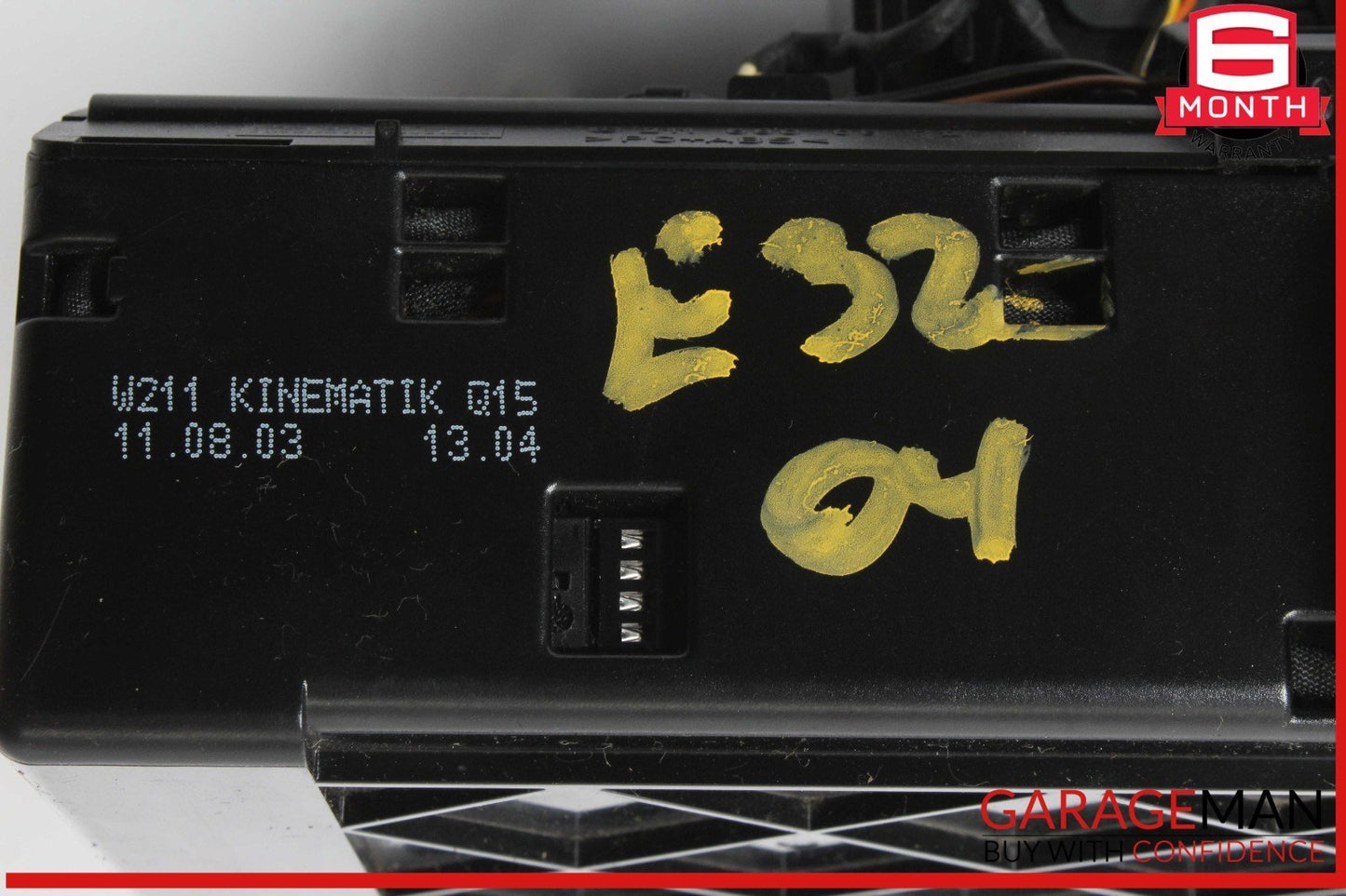 03-09 Mercedes W211 E320 4MATIC Hazard Switch Control Panel 2116800552 OEM