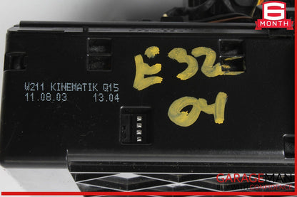 03-09 Mercedes W211 E320 4MATIC Hazard Switch Control Panel 2116800552 OEM