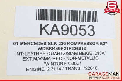 97-04 Mercedes R170 SLK230 CLK320 Front Right Side Upper Control Arm OEM