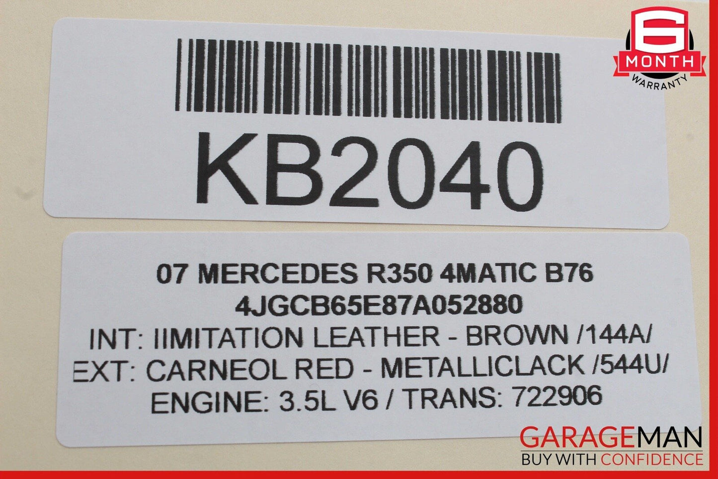 06-13 Mercedes W251 R350 4MATIC Left Driver Door Corner Tweeter Speaker OEM