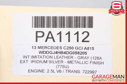 12-15 Mercedes C250 SLK250 7G Tronic Automatic Transmission Assembly 722.997 68k