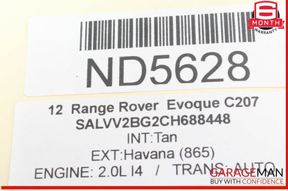 12-13 Range Rover Evoque ABS Anti Lock Brake Pump Module BJ322C405AG OEM