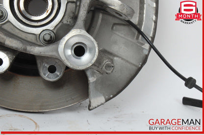 11-16 BMW 528i 535i 550i F10 Rear Right Side Spindle Knuckle w/ Rotor Disc