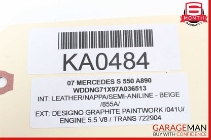 07-13 Mercedes S450 S550 CL600 Front Left Side Seat Adjust Control Memory Switch