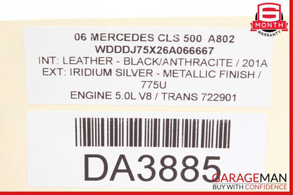 03-11 Mercedes W211 E350 CLS500 CLS55 AMG Steering Gear Coupling 2034620478 RWD