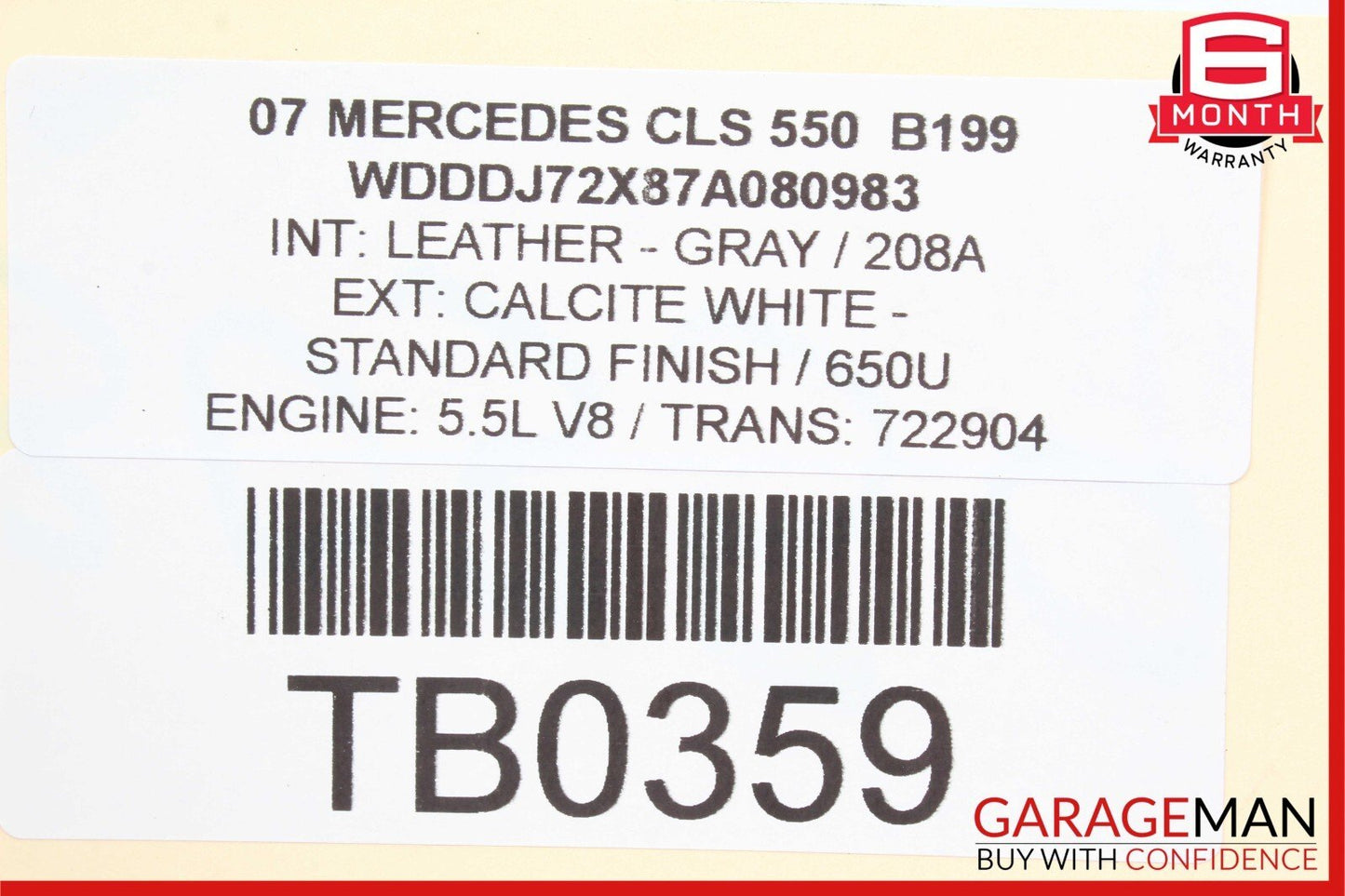 03-11 Mercedes CLS550 E500 SL550 Front Right Side Lower Wishbone Control Arm RWD