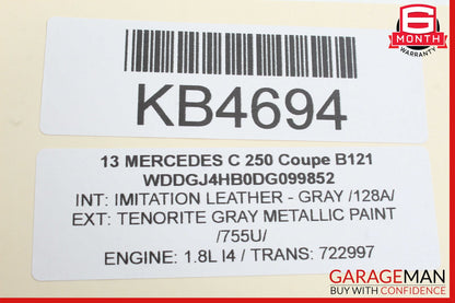 12-14 Mercedes W204 C250 C300 C350 Front Left Side Exterior Door Handle OEM