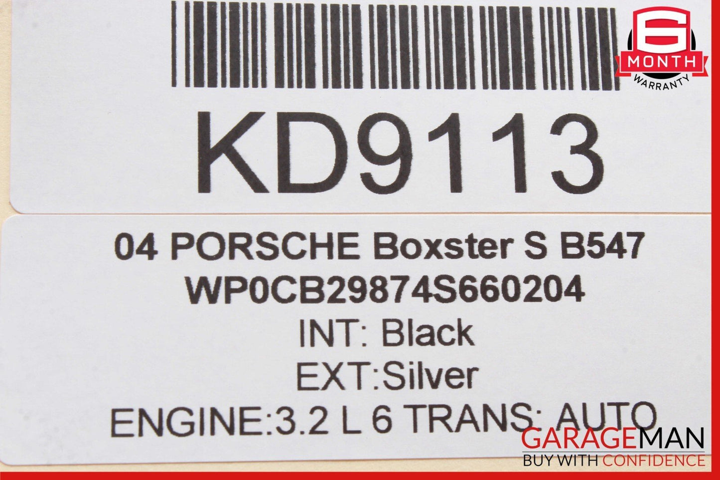 97-04 Porsche Boxster S 986 Rear Right or Left Side Lower Control Arm OEM