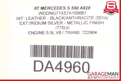 07-13 Mercedes W221 S400 S550 Rear Left Driver Side Upper Control Arm OEM