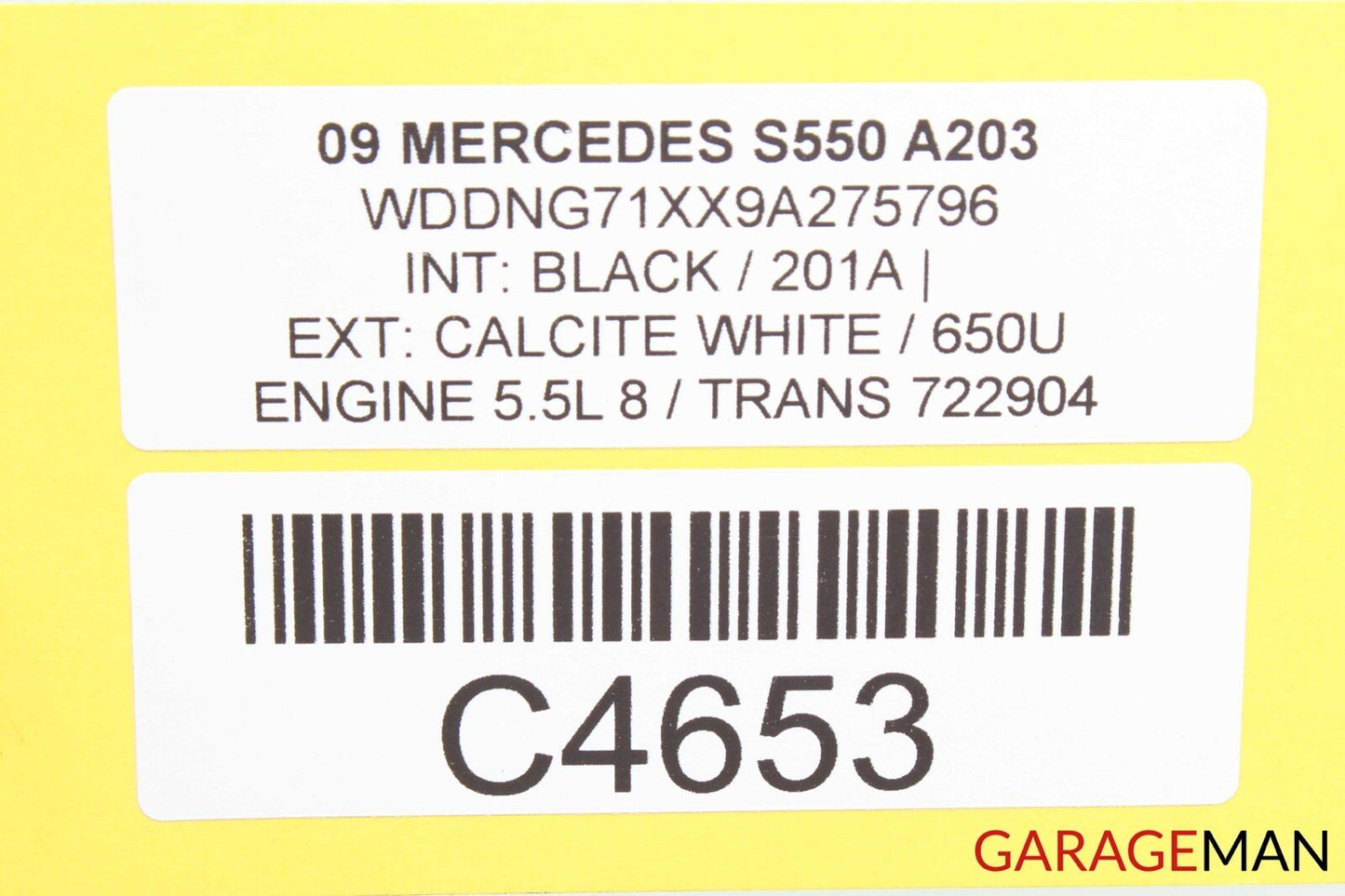 07-13 MERCEDES W221 S550 REAR RIGHT DOOR LOCK LATCH ACTUATOR 2217205835 OEM A203