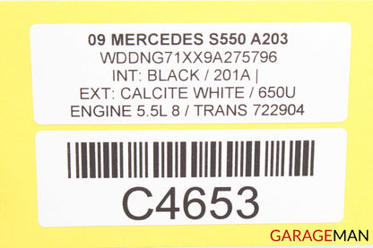 07-13 MERCEDES W221 S550 REAR RIGHT DOOR LOCK LATCH ACTUATOR 2217205835 OEM A203
