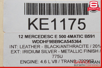 10-13 Mercedes W212 E550 E250 E350 Inner Tail Light Lamp Rear Right Side OEM