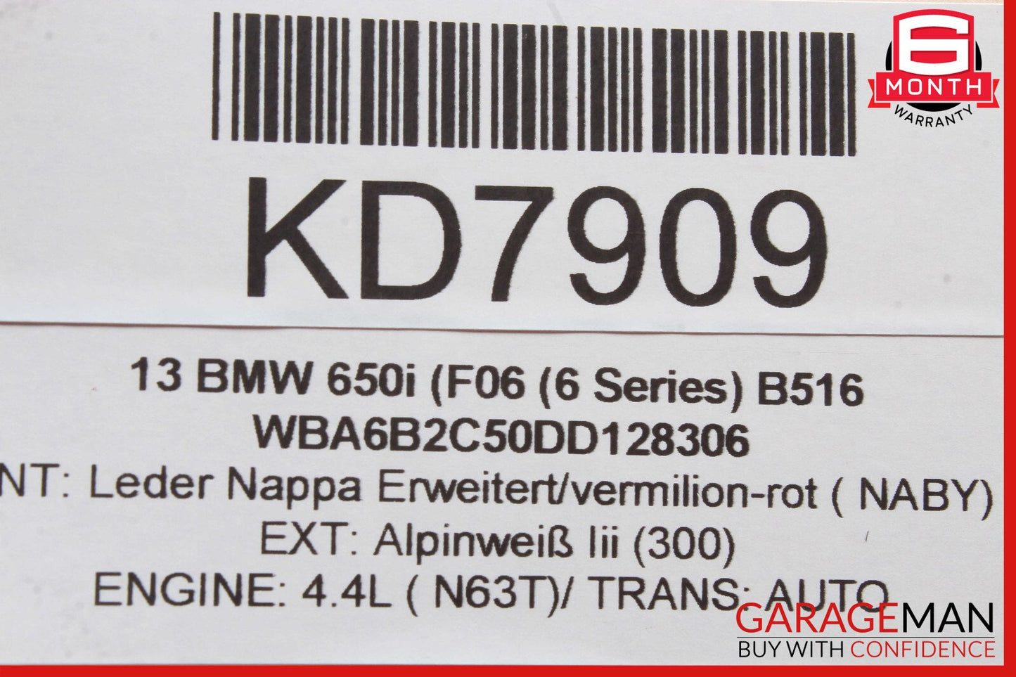 13-19 BMW 650i F06 Radio Audio CD Player Receiver OEM