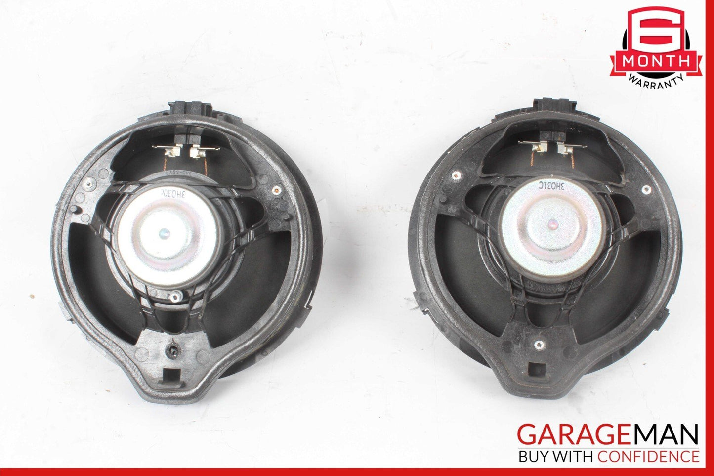 08-14 Mercedes W204 C250 C300 Rear Right & Left Door Sound Speakers Set of 2 OEM