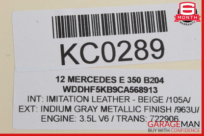 08-20 Mercedes SLC180 C350 E350 Front Right Side Door Lock Latch Actuator OEM