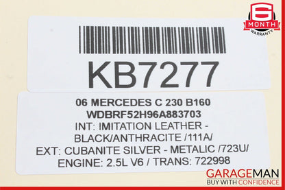 01-07 Mercedes W203 C230 C320 Rear Left Side Door Window Regulator Motor Unit